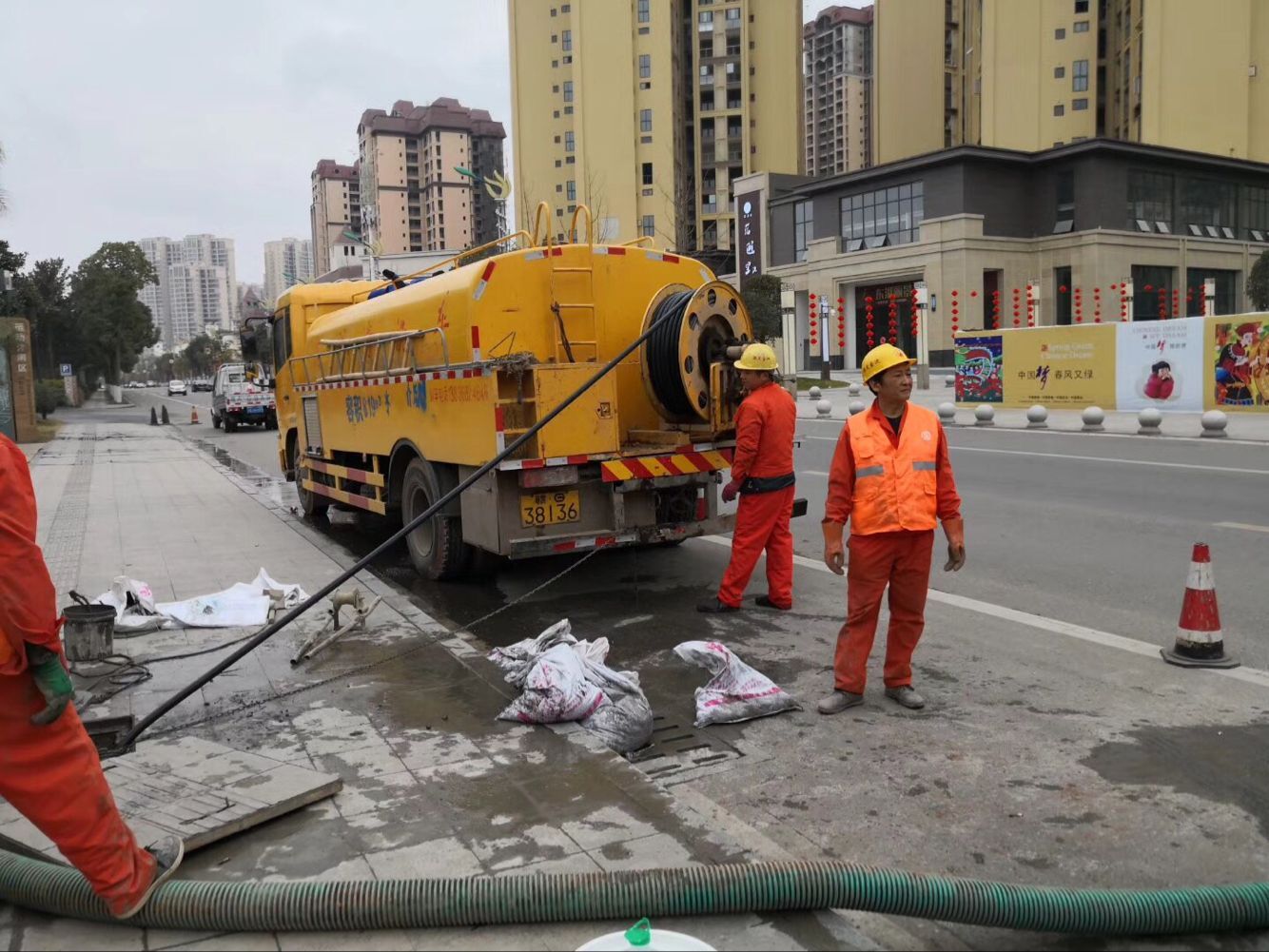 宣州排污管道清淤-管道清洗